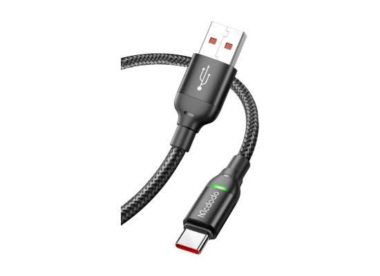 MCDODO CA-2710 Type-C USB To USB-A Data Cable Super Fast Quick Charging / LED Switching (BLACK)
